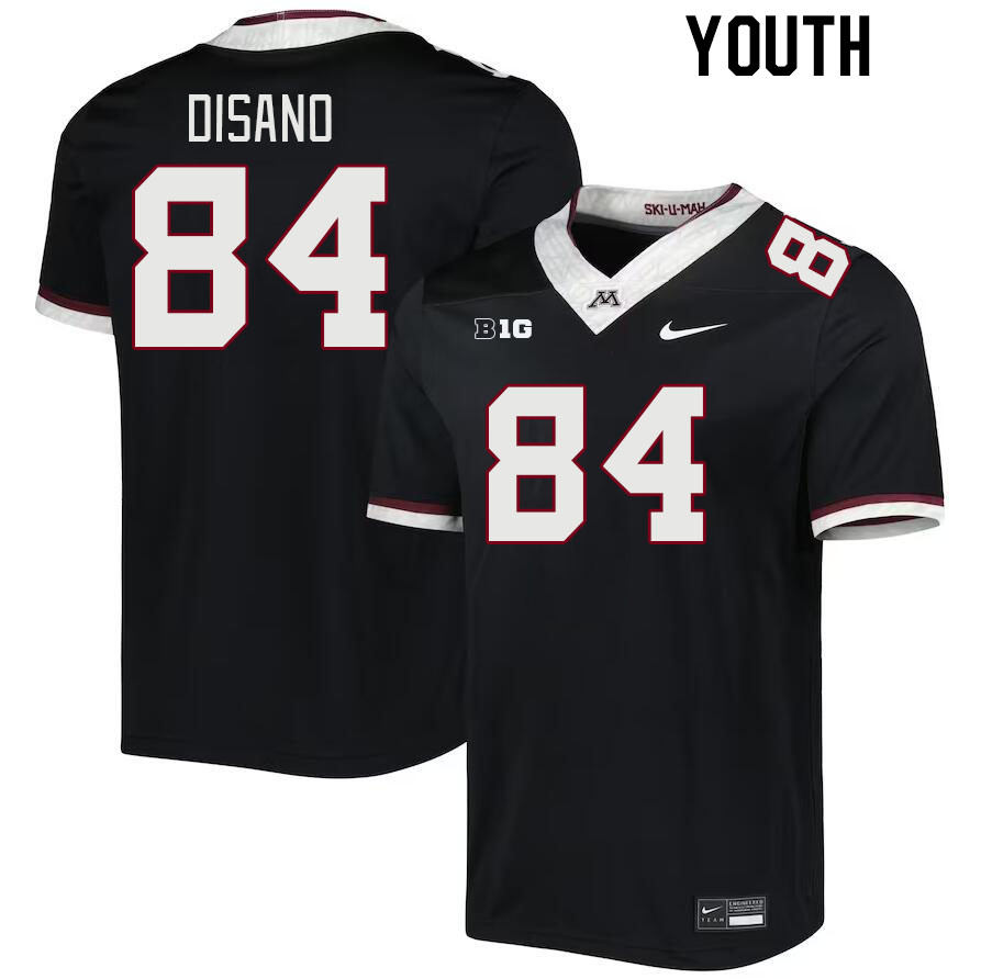Youth #84 Jack DiSano Minnesota Golden Gophers College Football Jerseys Stitched-Black - Click Image to Close